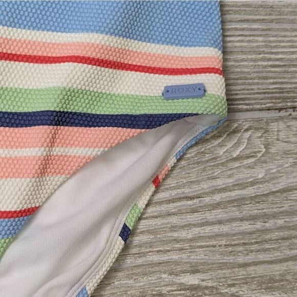 Brand New Roxy Touch of the Rainbow Women’s Medium Multi Color One Piece Suit - Picture 4 of 9